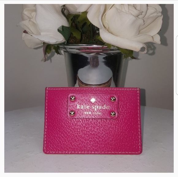 kate spade Handbags - 💟Kate Spade Pink Leather I.D Credit Card Holder💟